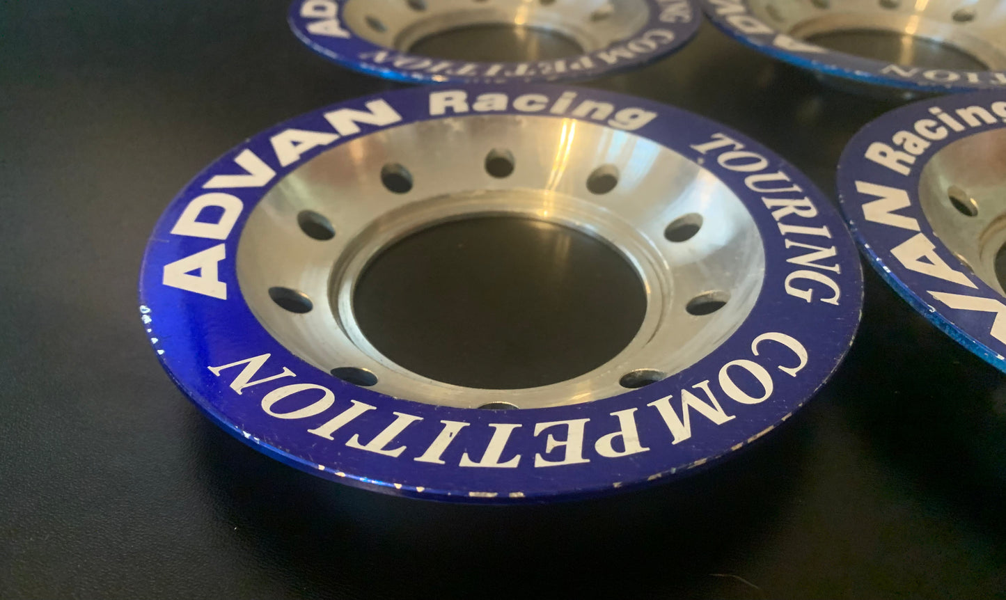 Advan TC Plates - Blue Ring Finish ~ 140MM