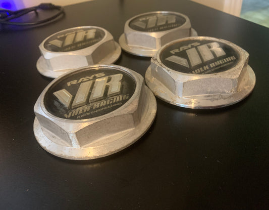 Volk Racing Mid Hexes - Rays VR Black ~ 75MM