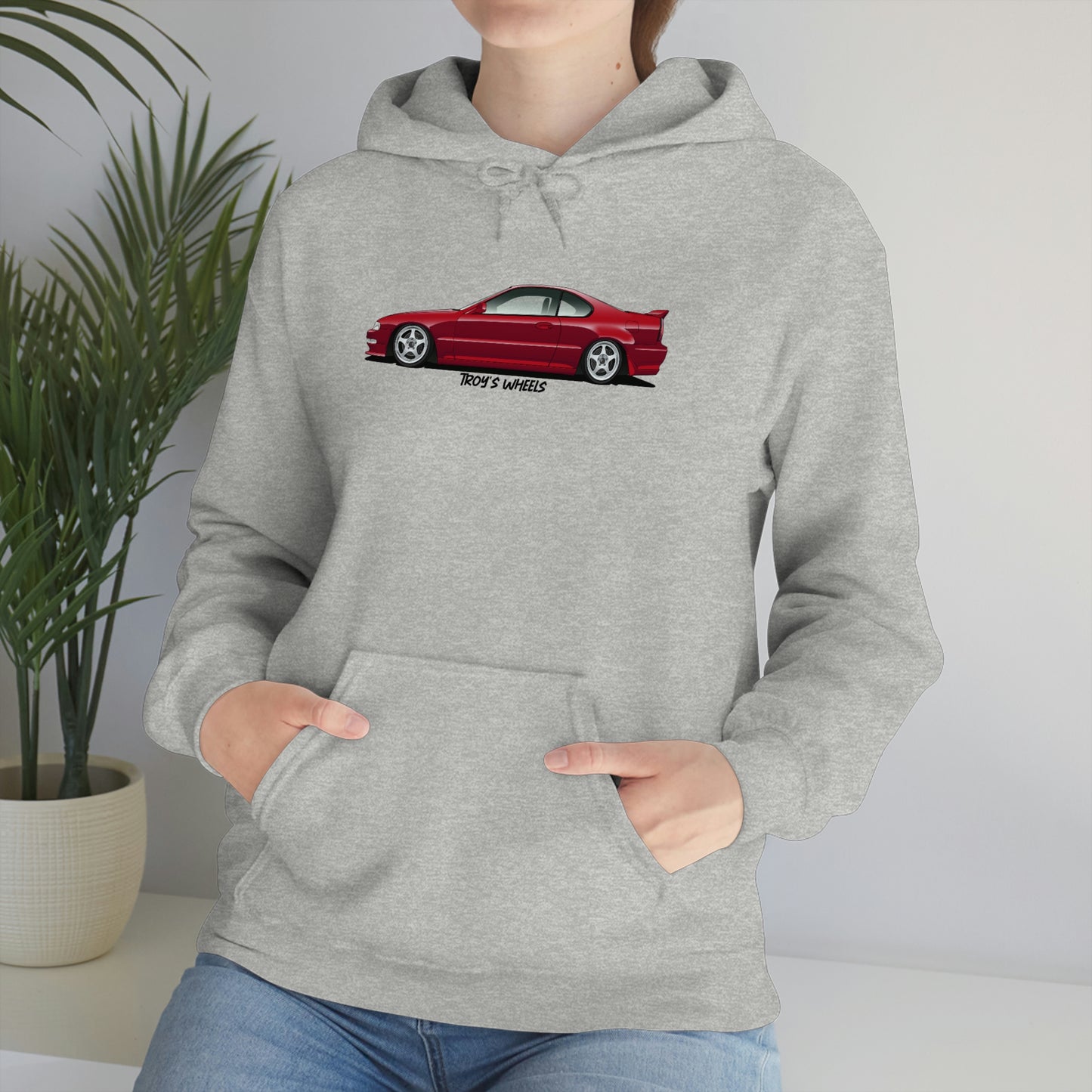 4G Prelude_Red_Silver 5 Spokes_Light Hoodie