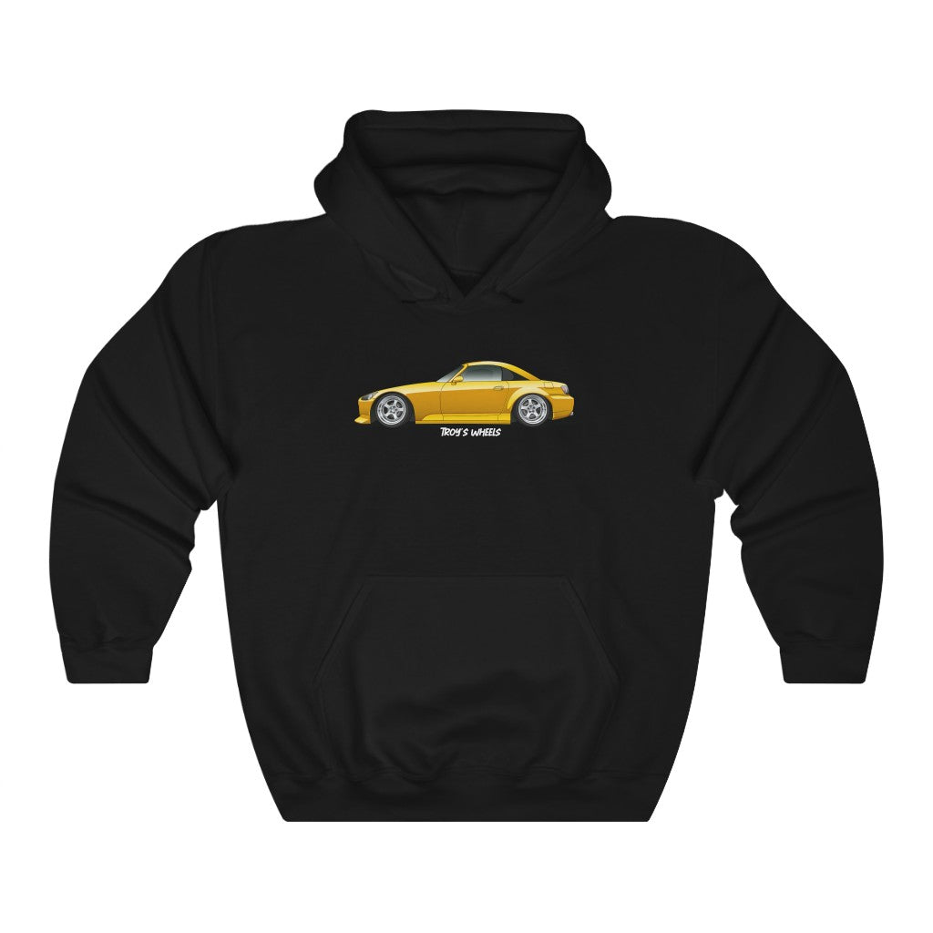 S2000_Yellow_Silver 5 Spokes_Dark Hoodie