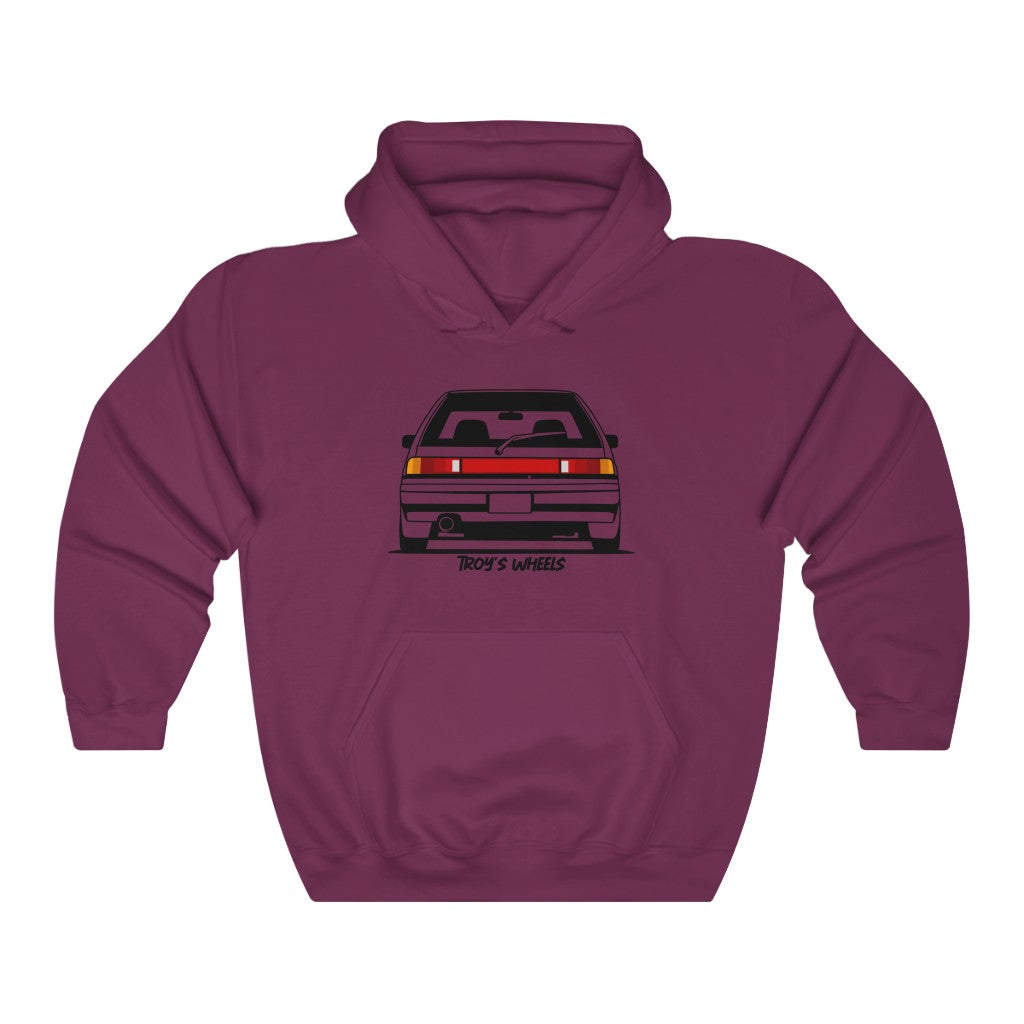 EF Civic_Rear_Black_Hoodie