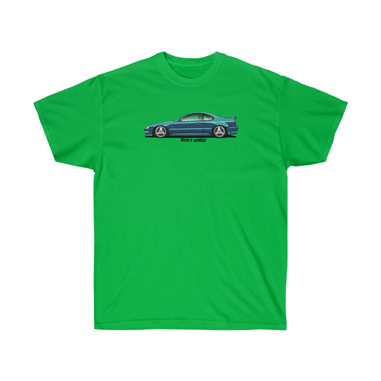 4G Prelude_Green_Silver 3 Spokes_Light Tee