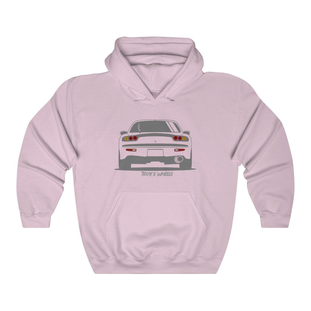 FD RX7_Grey_Rear_Hoodie