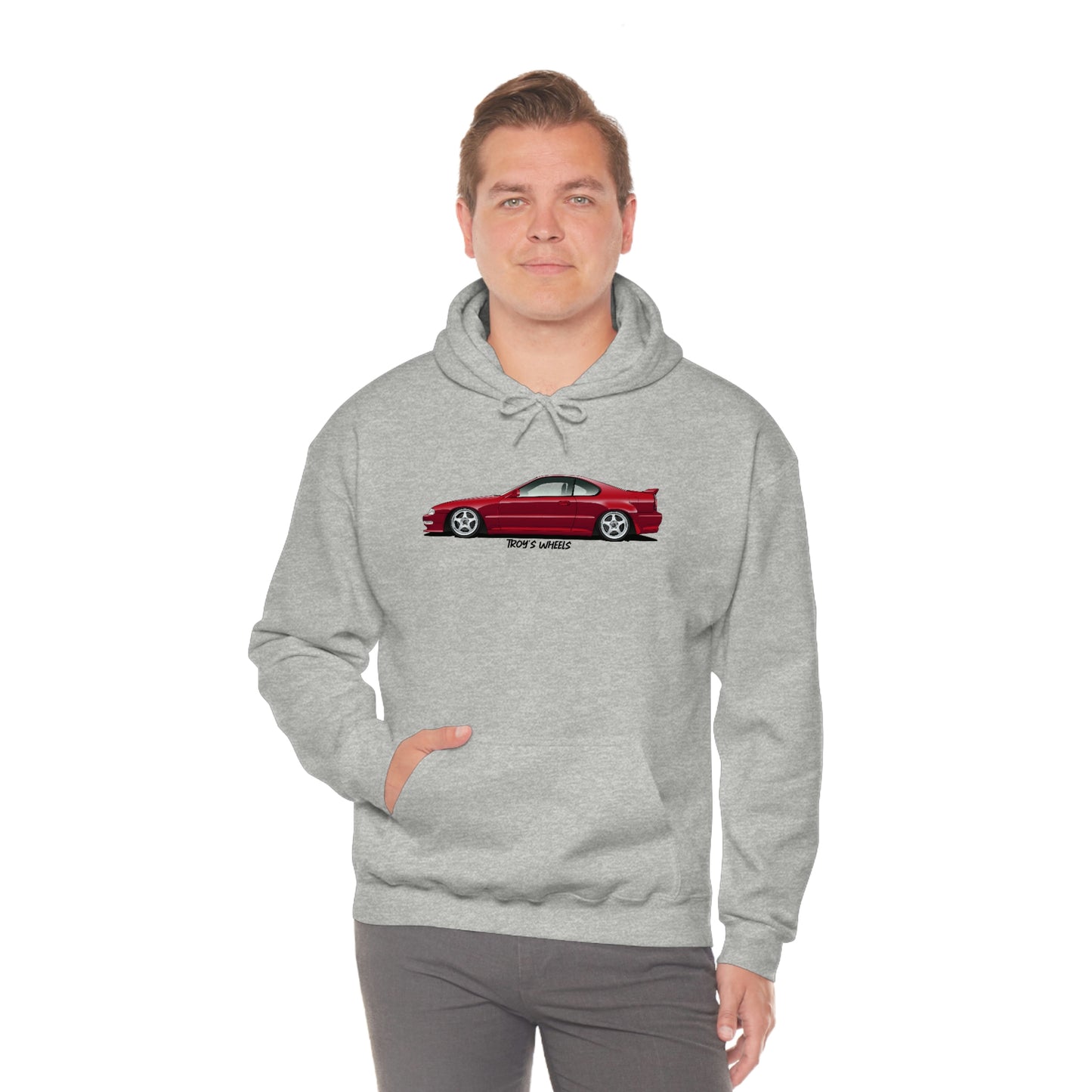 4G Prelude_Red_Silver 5 Spokes_Light Hoodie