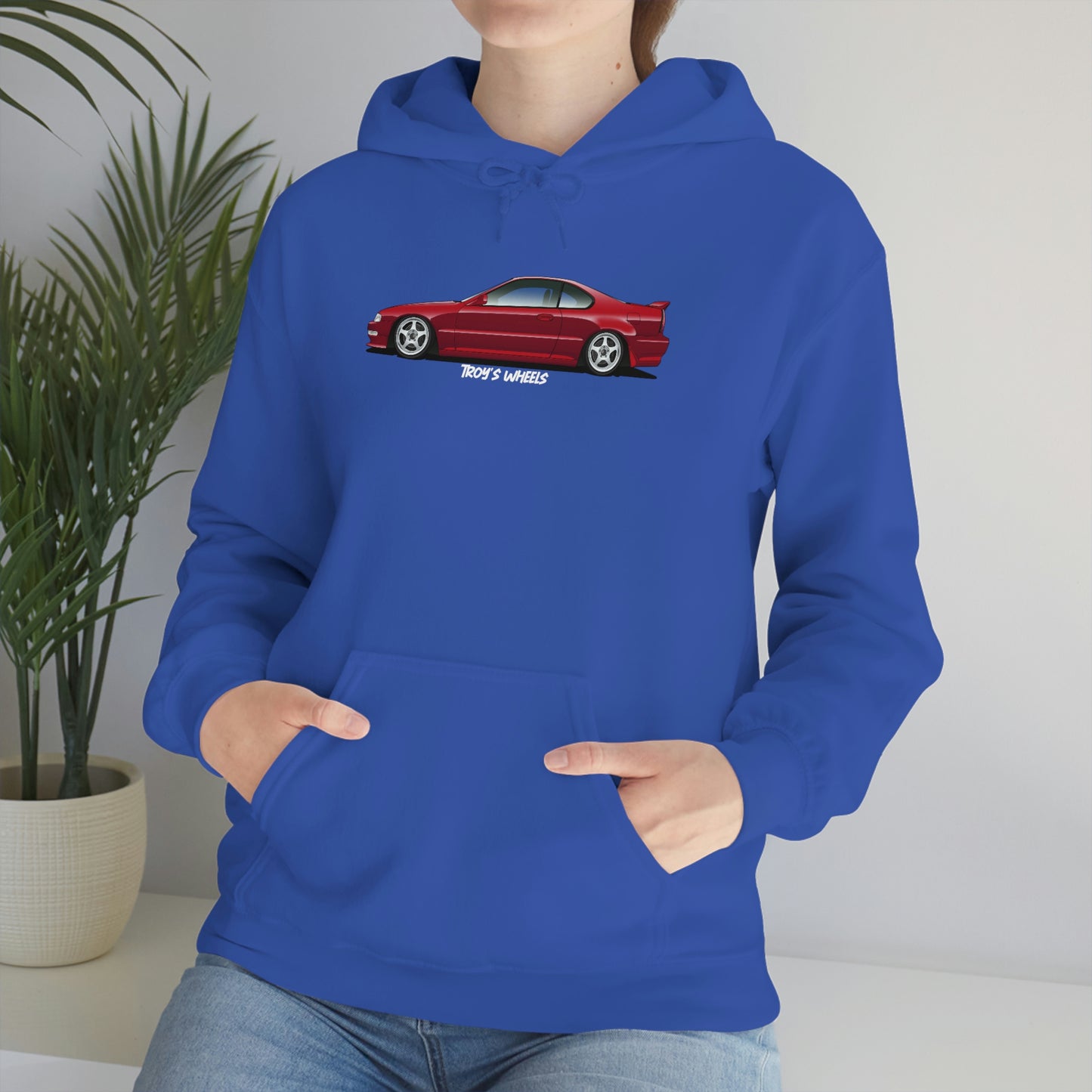 4G Prelude_Red_Silver 5 Spokes_Dark Hoodie
