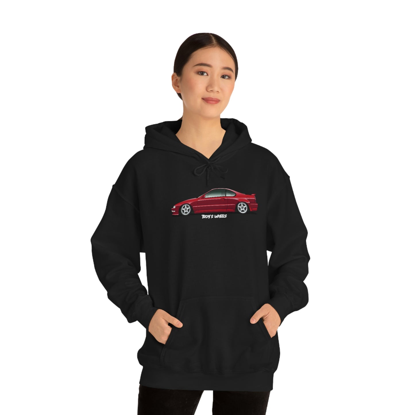 4G Prelude_Red_Silver 5 Spokes_Dark Hoodie