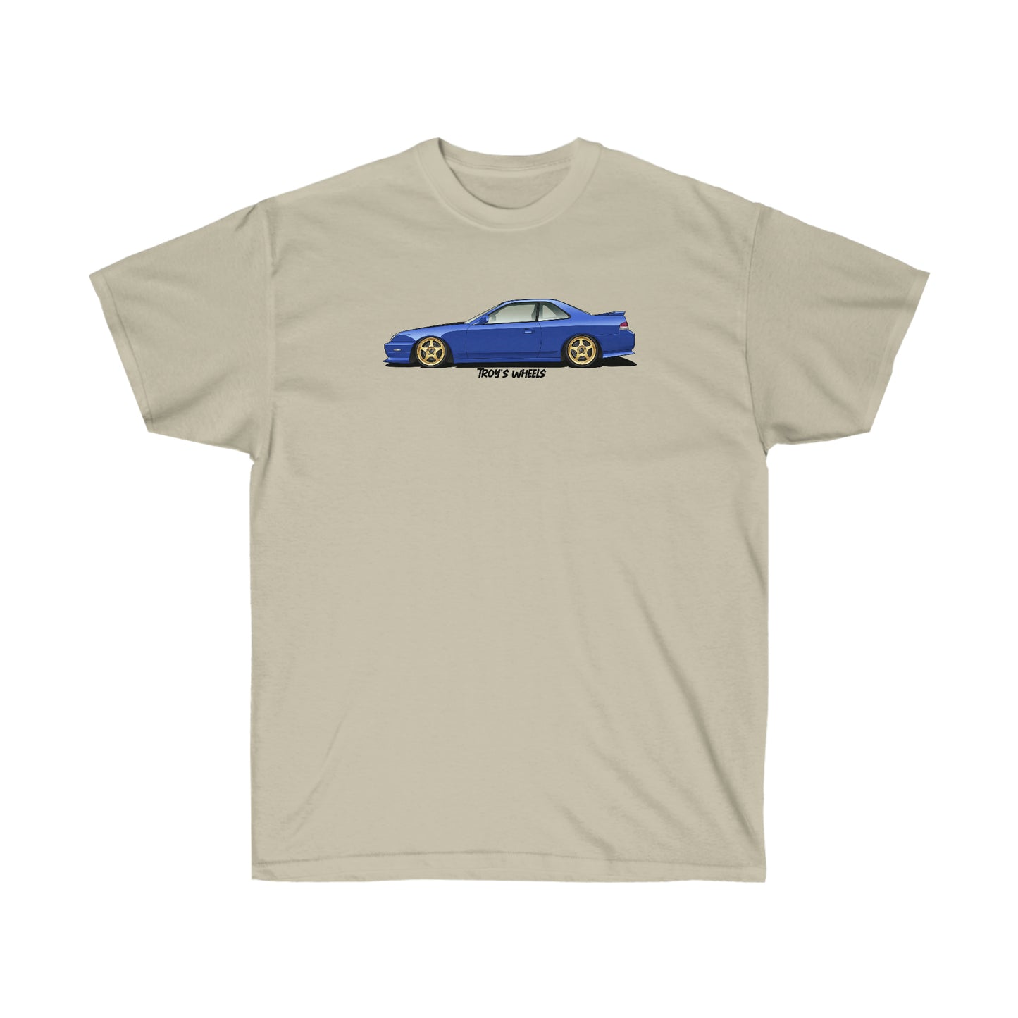 5G Prelude_Blue_Gold 5 Spokes_Light Tee