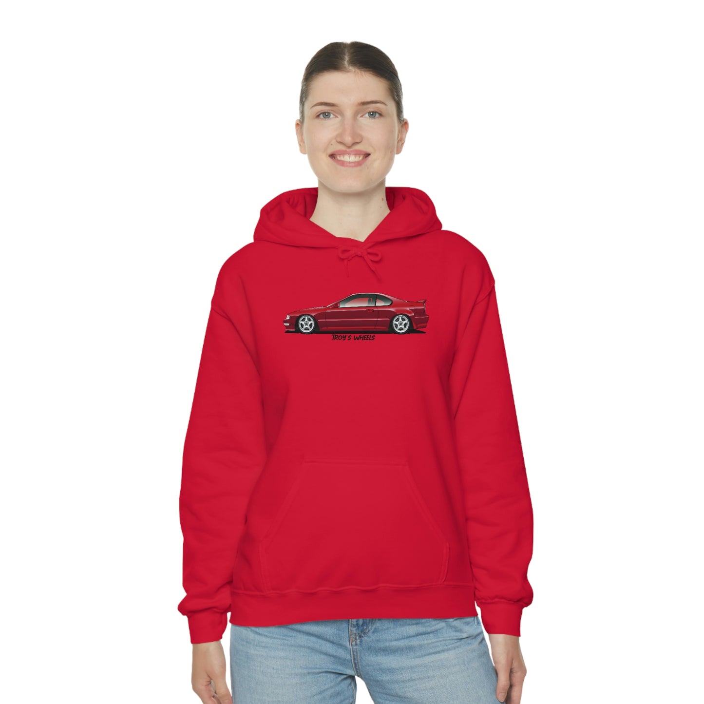 4G Prelude_Red_Silver 5 Spokes_Light Hoodie