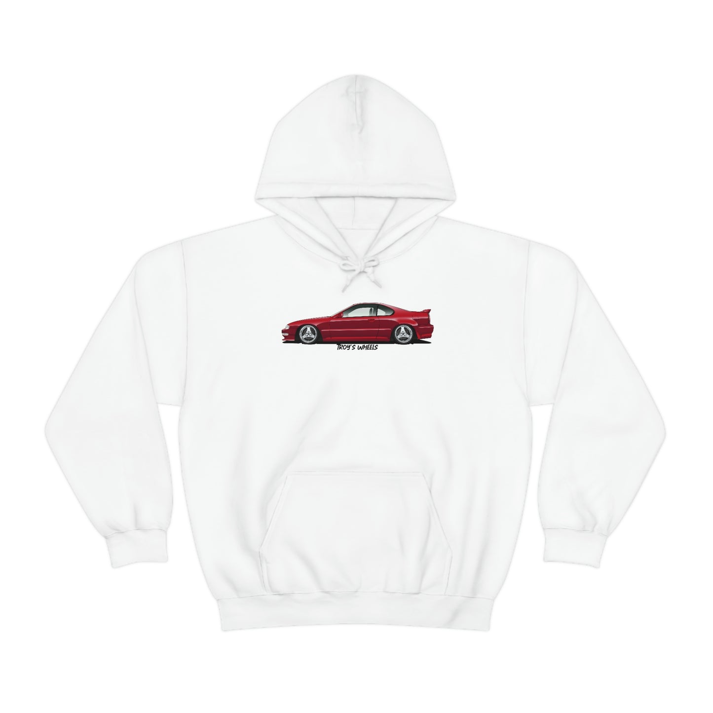 4G Prelude_Red_Silver 3 Spokes_Light Hoodie