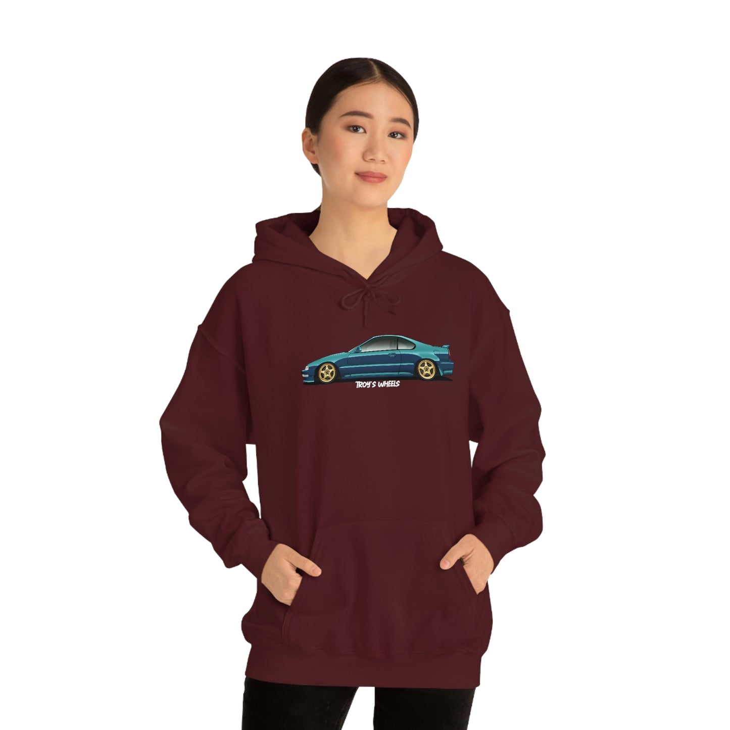 4G Prelude_Green_Gold 5 Spokes_Dark Hoodie