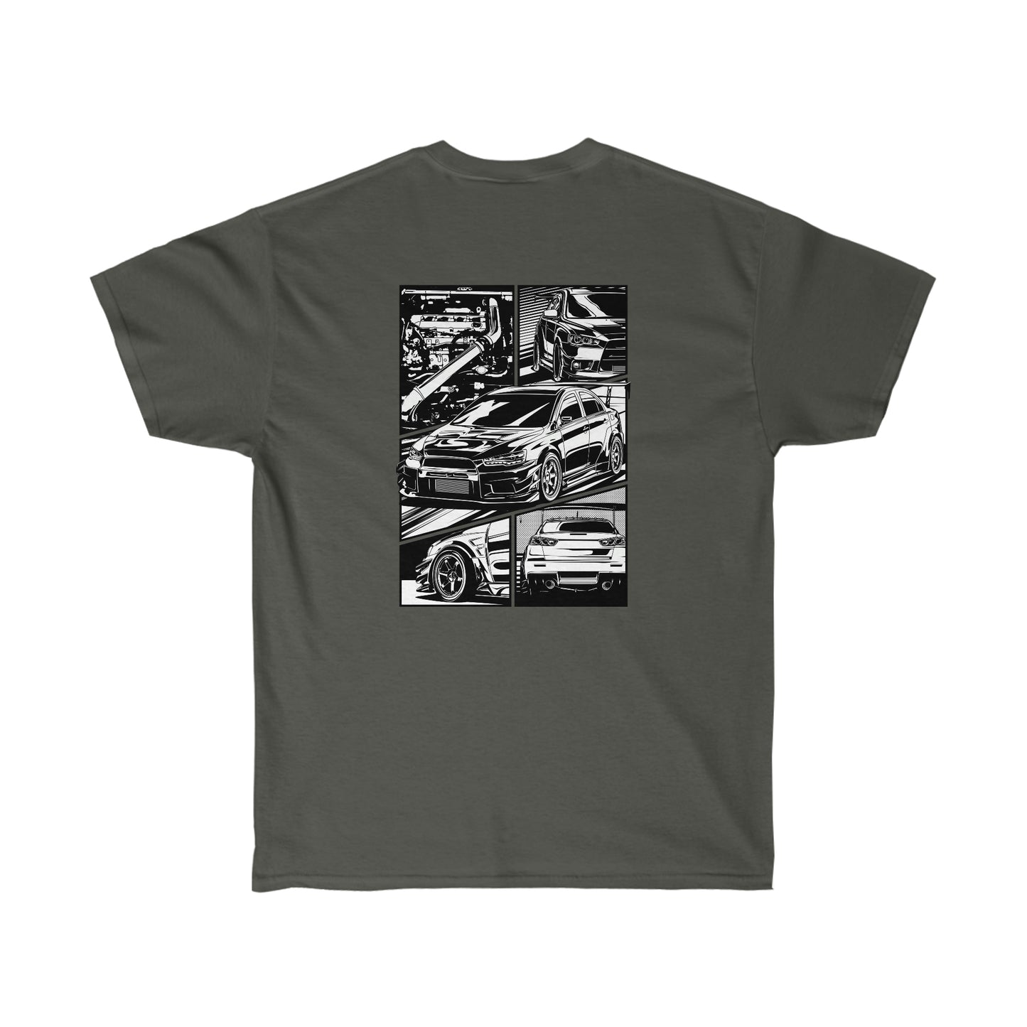 Mitsubishi Evolution X_Comic_Tee