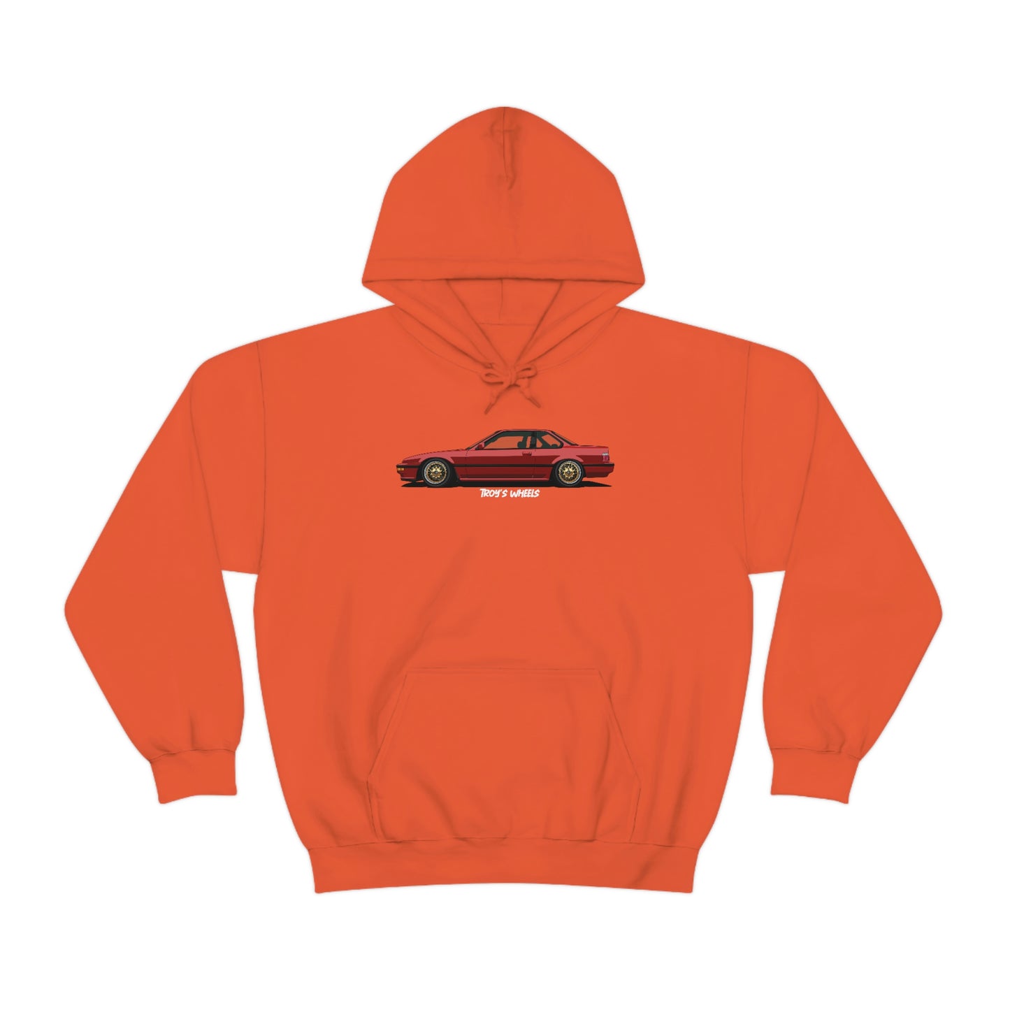 3G Prelude_Red_Gold Mesh_Dark Hoodie