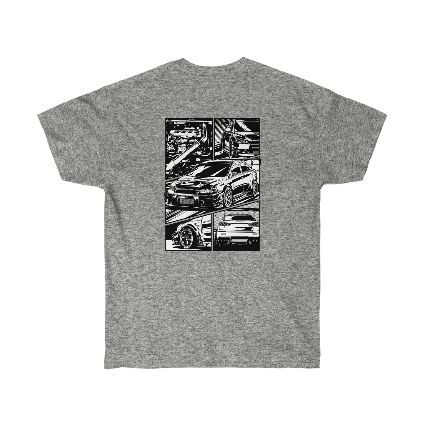 Mitsubishi Evolution X_Comic_Tee