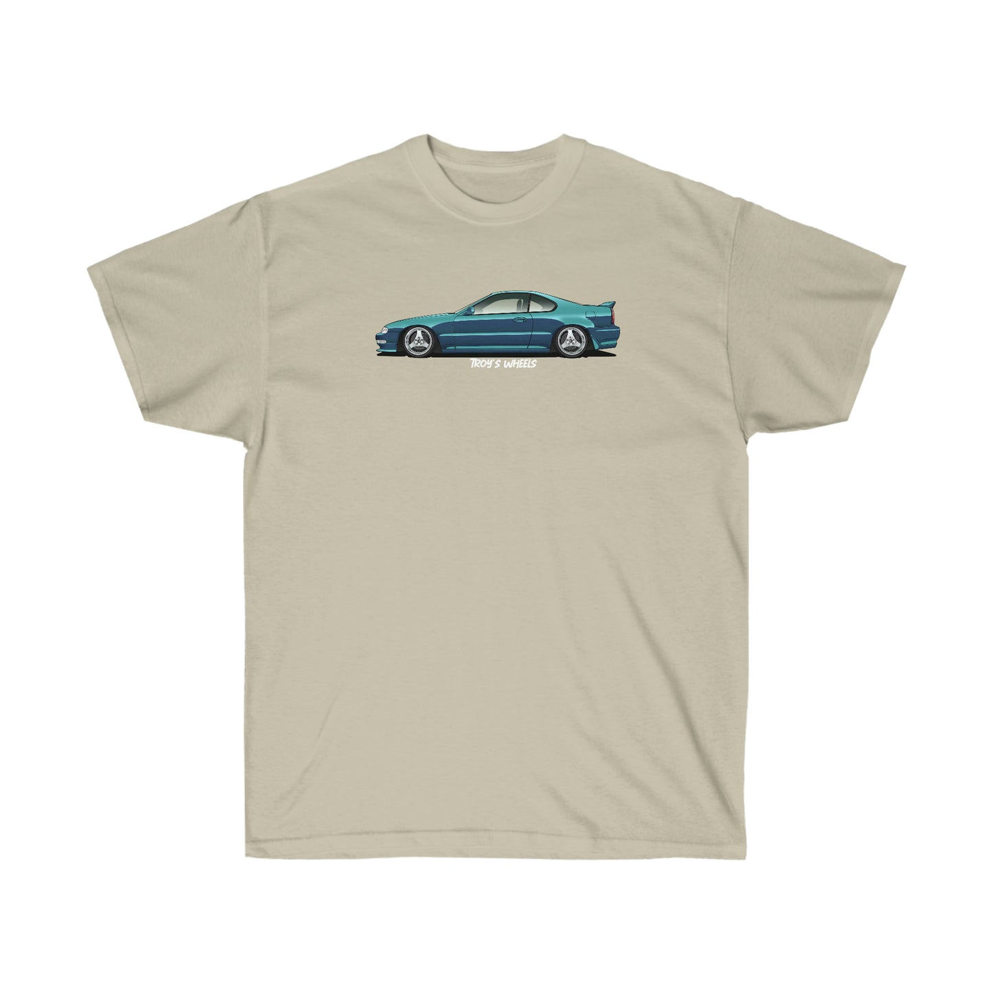 4G Prelude_Green_Silver 3 Spokes_Dark Tee