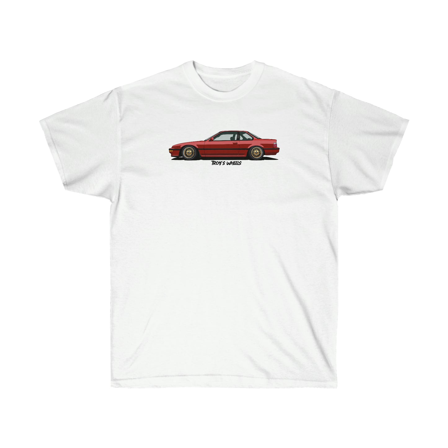 3G Prelude_Red_Gold Mesh_Light Tee