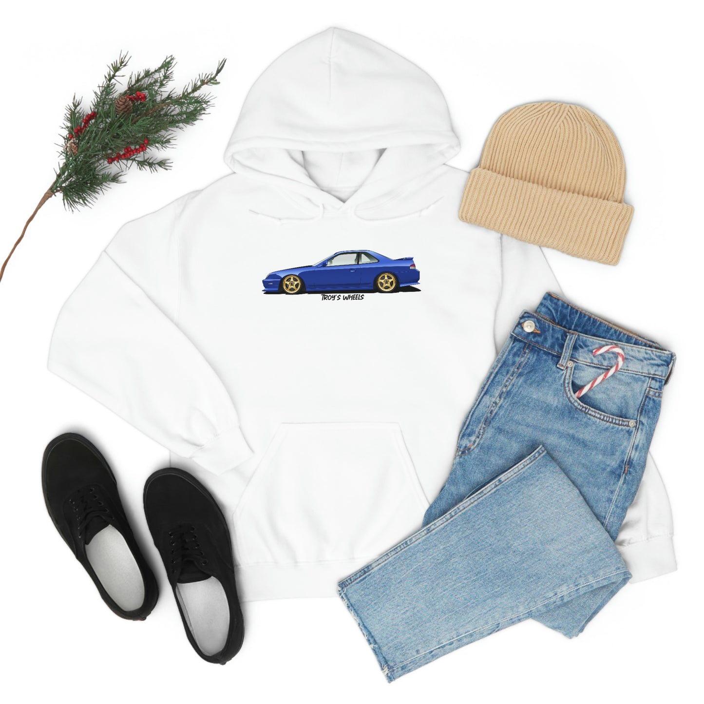 5G Prelude_Blue_Gold 5 Spokes_Light Hoodie