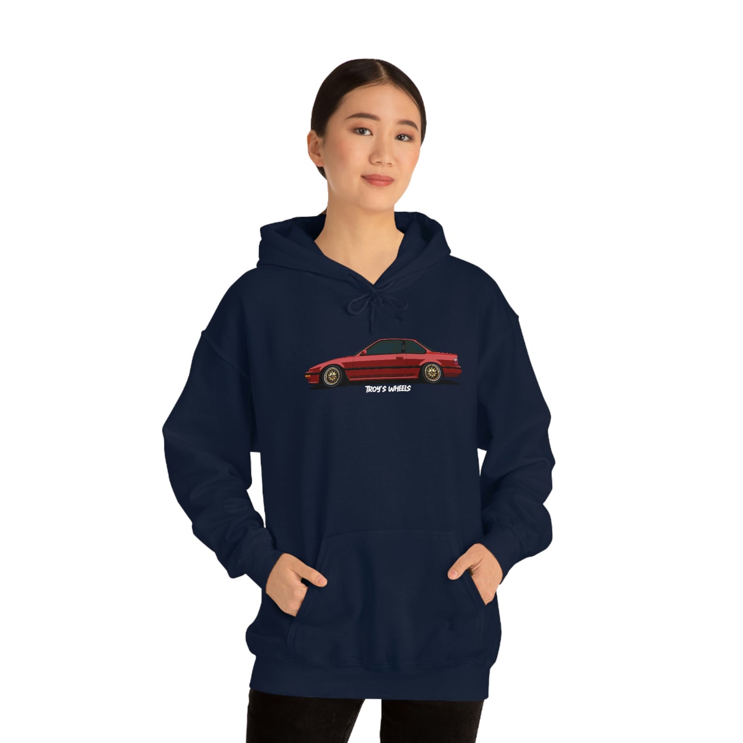 3G Prelude_Red_Gold Mesh_Dark Hoodie