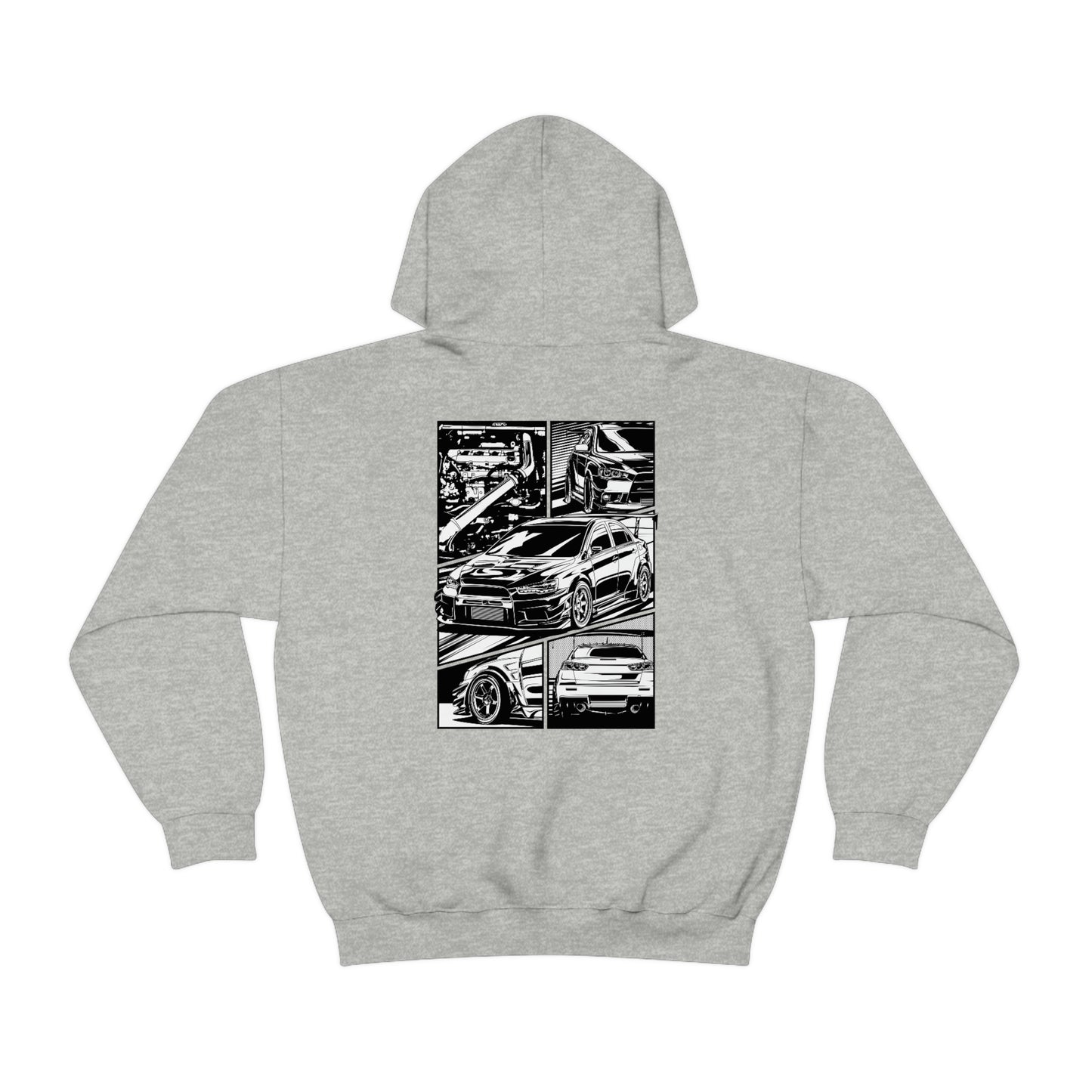 Mitsubishi Evolution X_Comic_Hoodie