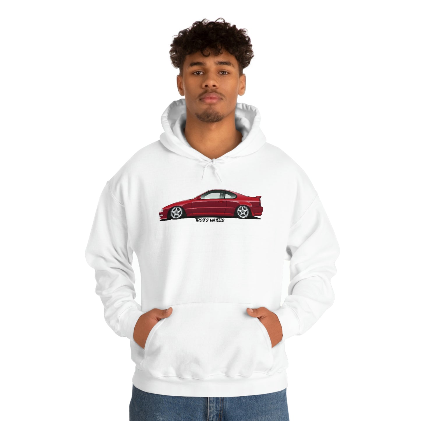 4G Prelude_Red_Silver 5 Spokes_Light Hoodie