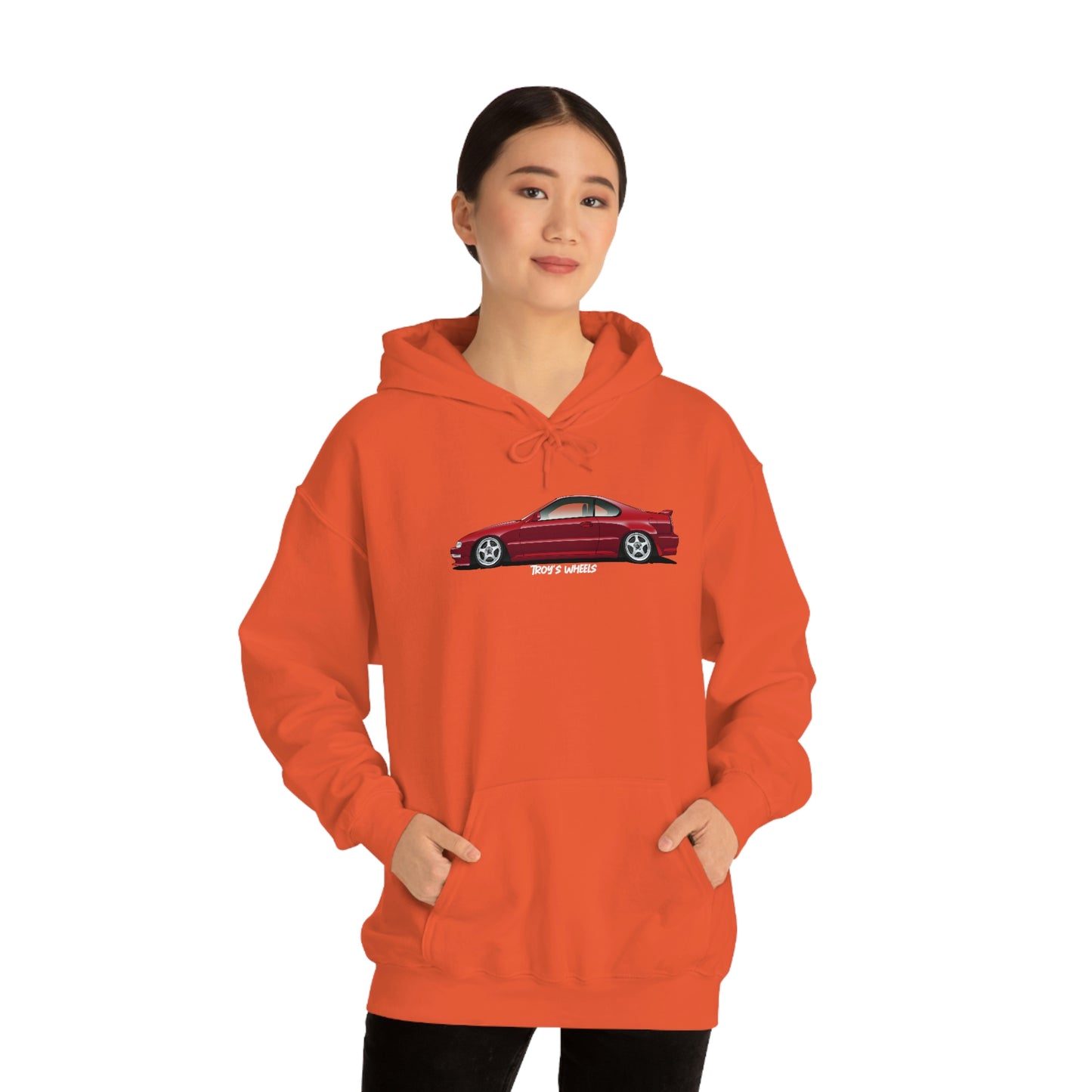 4G Prelude_Red_Silver 5 Spokes_Dark Hoodie