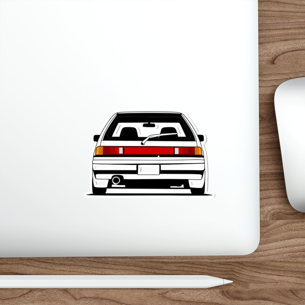 EF Civic_Rear_Black_Sticker