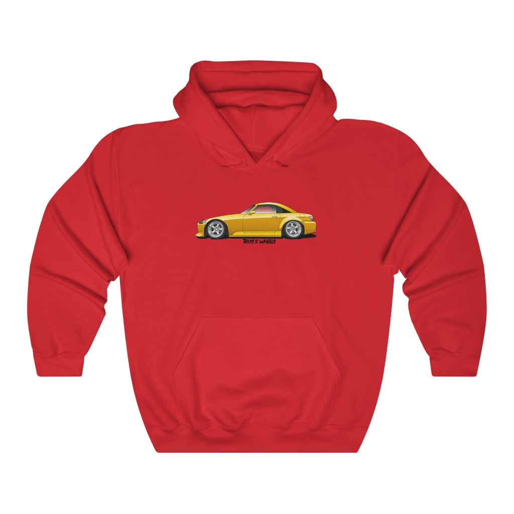 S2000_Yellow_Silver 5 Spokes_Light Hoodie