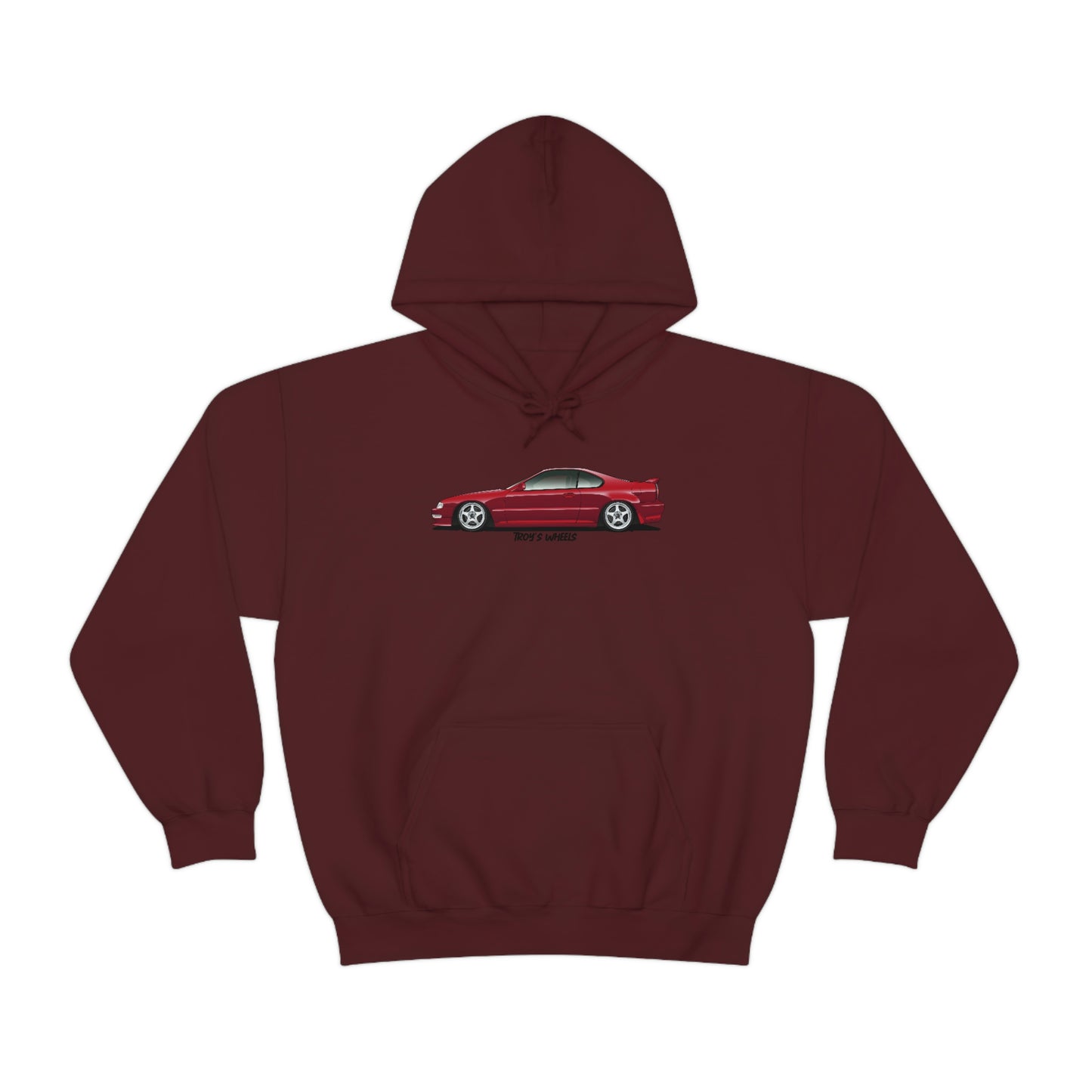 4G Prelude_Red_Silver 5 Spokes_Light Hoodie