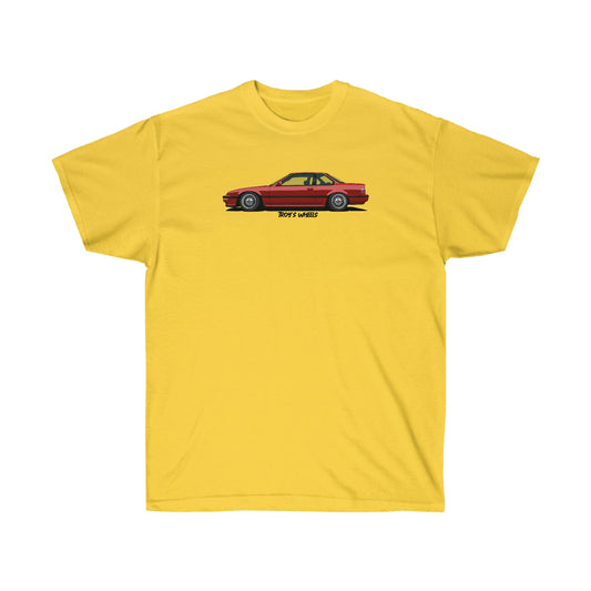 3G Prelude_Red_Silver Mesh_Light Tee