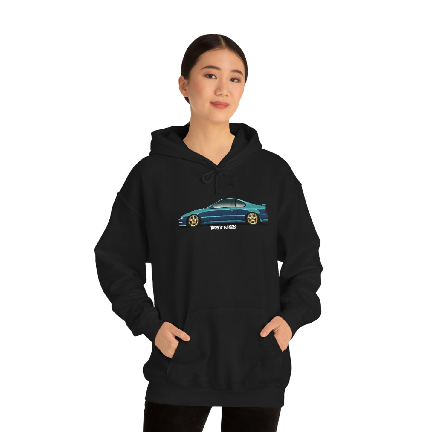 4G Prelude_Green_Gold 5 Spokes_Dark Hoodie