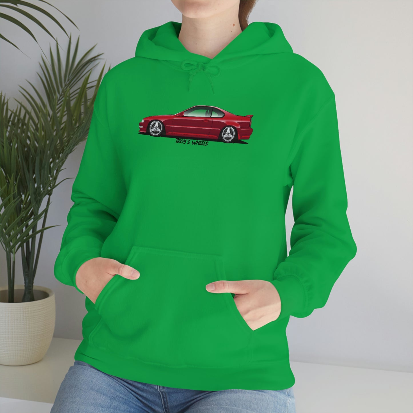 4G Prelude_Red_Silver 3 Spokes_Light Hoodie