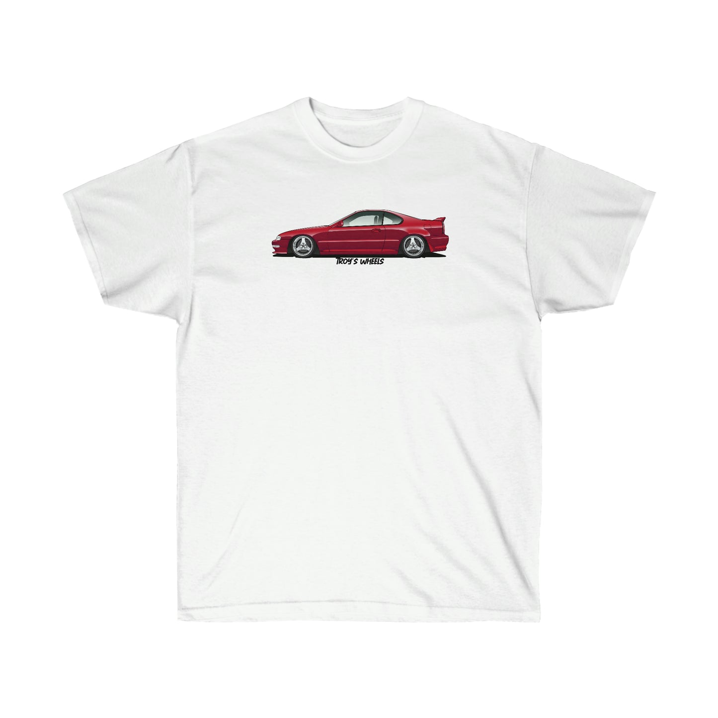 4G Prelude_Red_Silver 3 Spokes_Light Tee