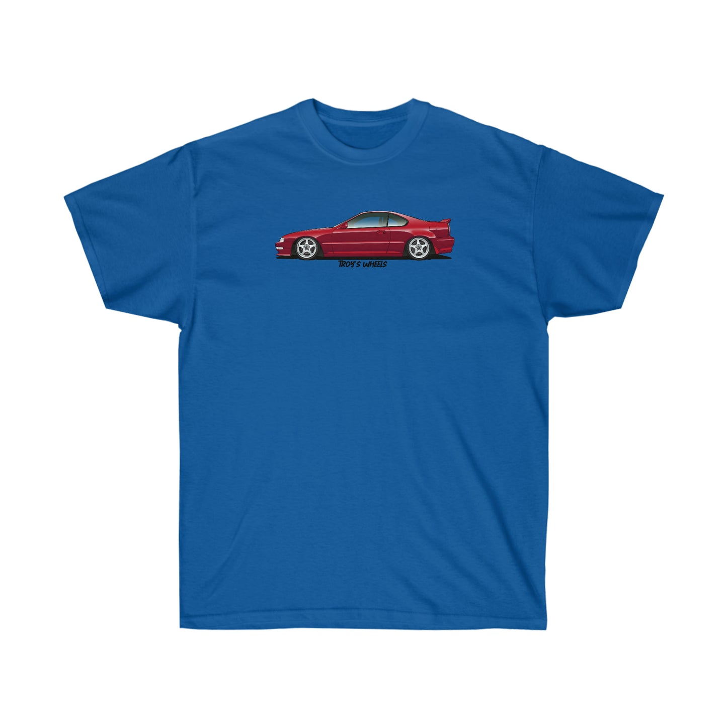 4G Prelude_Red_Silver 5 Spokes_Light Tee