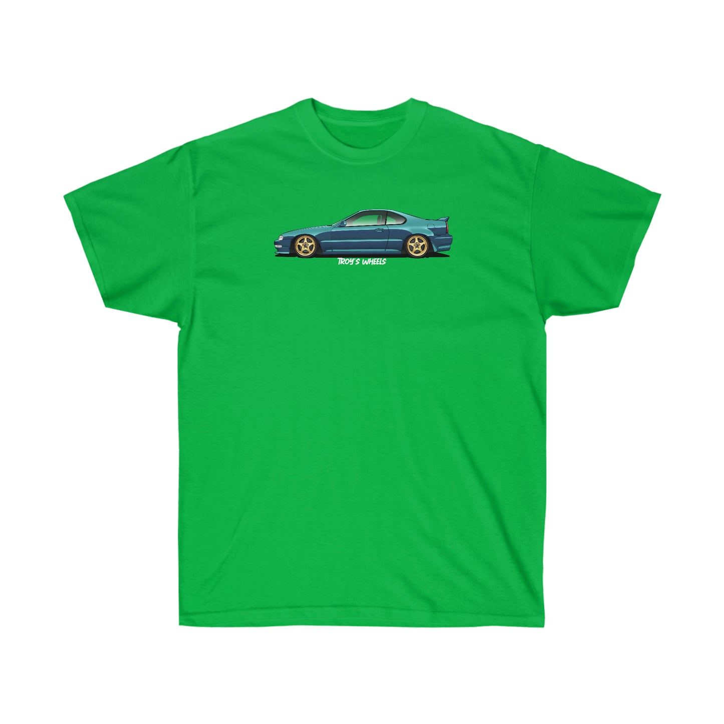 4G Prelude_Green_Gold 5 Spokes_Dark Tee