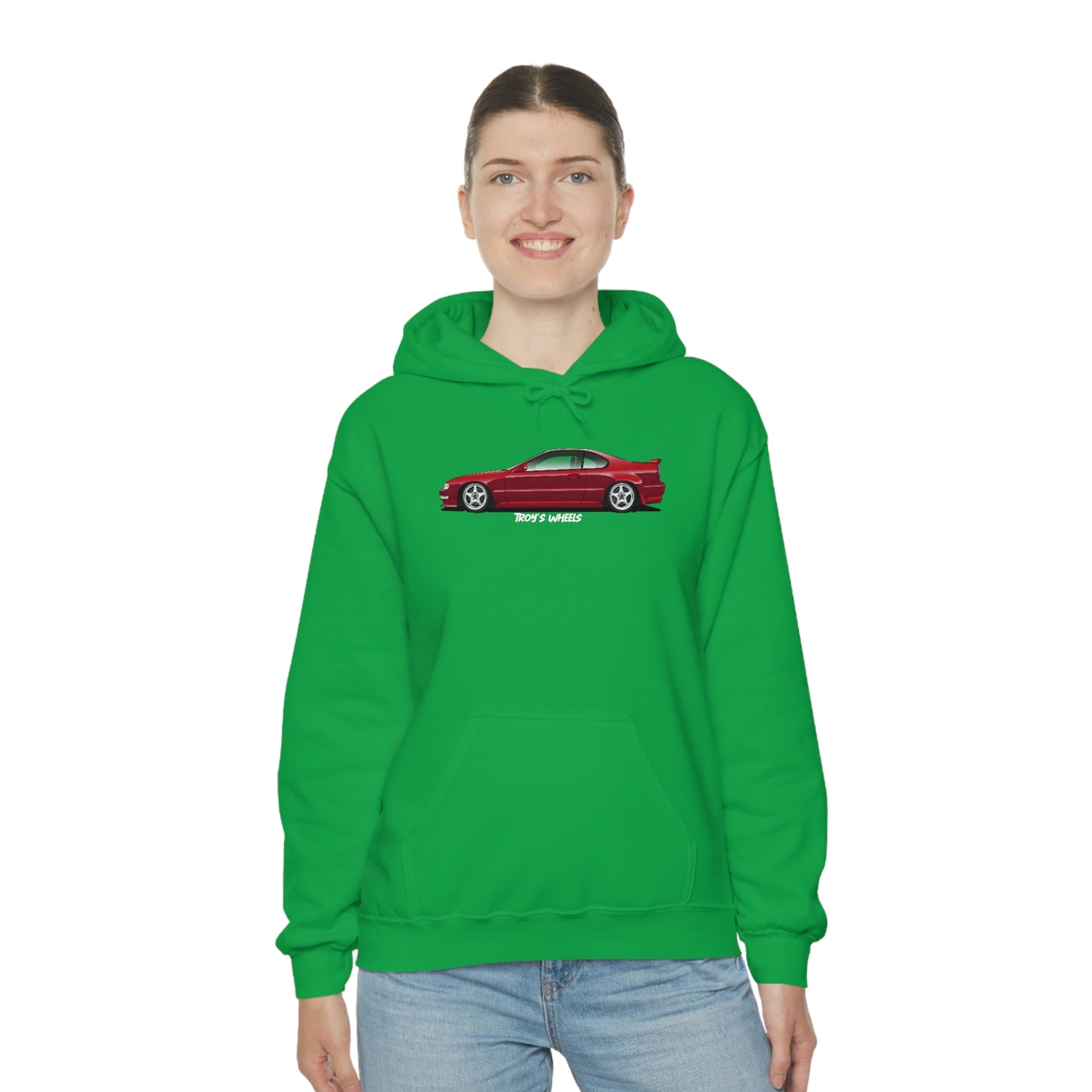 4G Prelude_Red_Silver 5 Spokes_Dark Hoodie
