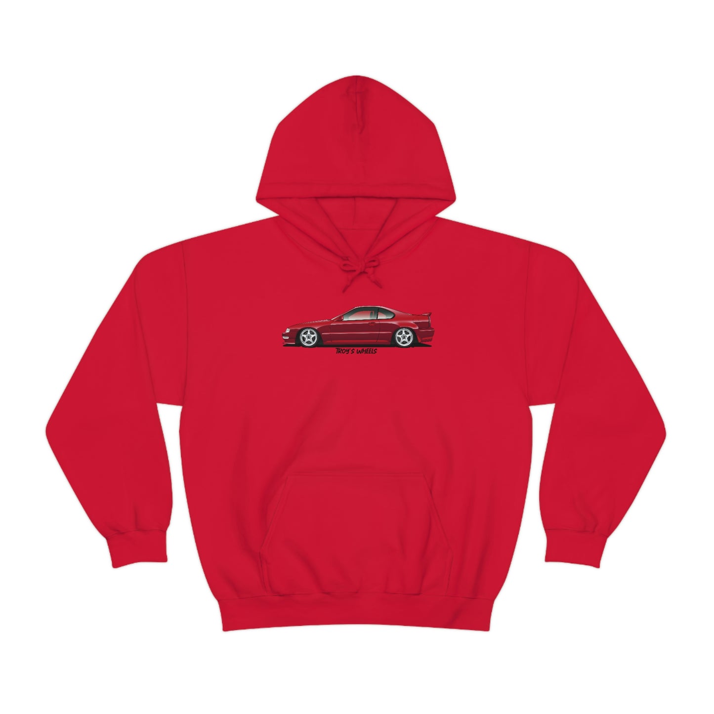 4G Prelude_Red_Silver 5 Spokes_Light Hoodie