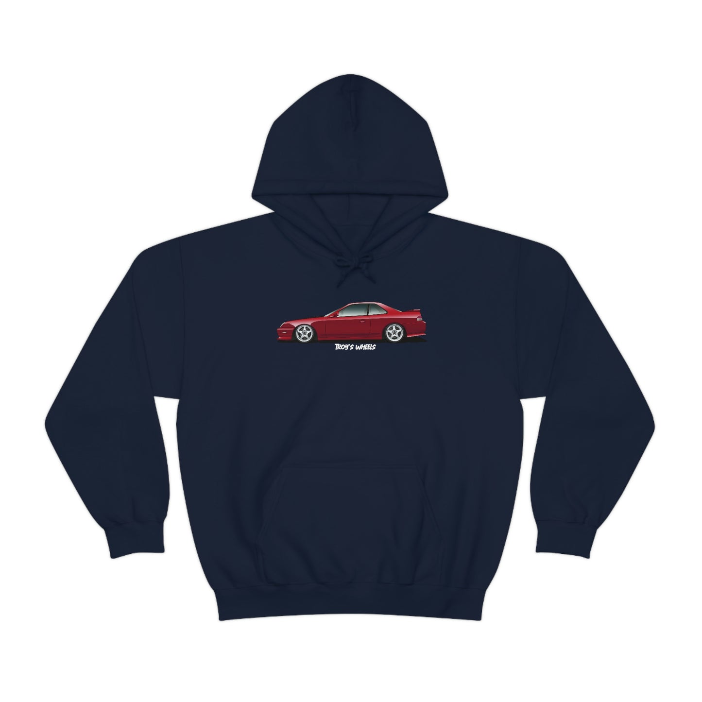 5G Prelude_Red_Silver 5 Spokes_Dark Hoodie