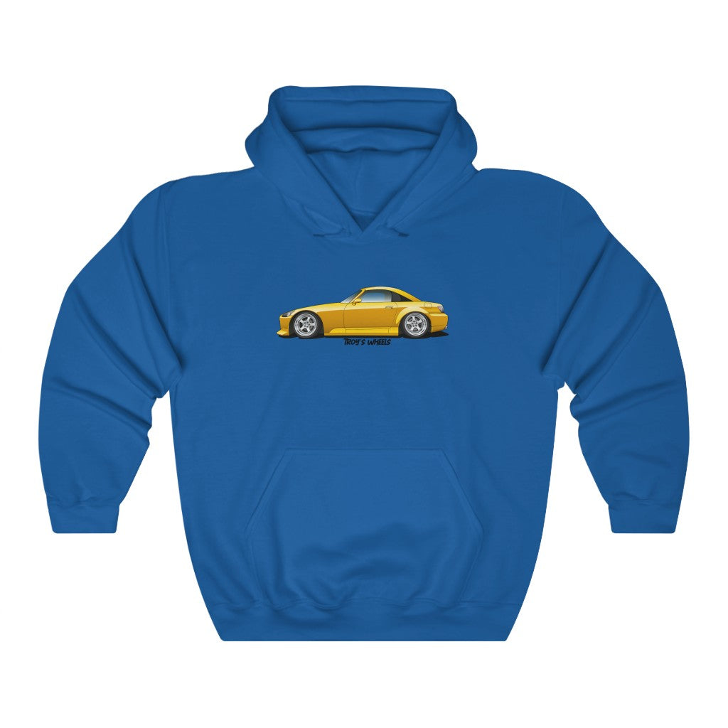 S2000_Yellow_Silver 5 Spokes_Light Hoodie