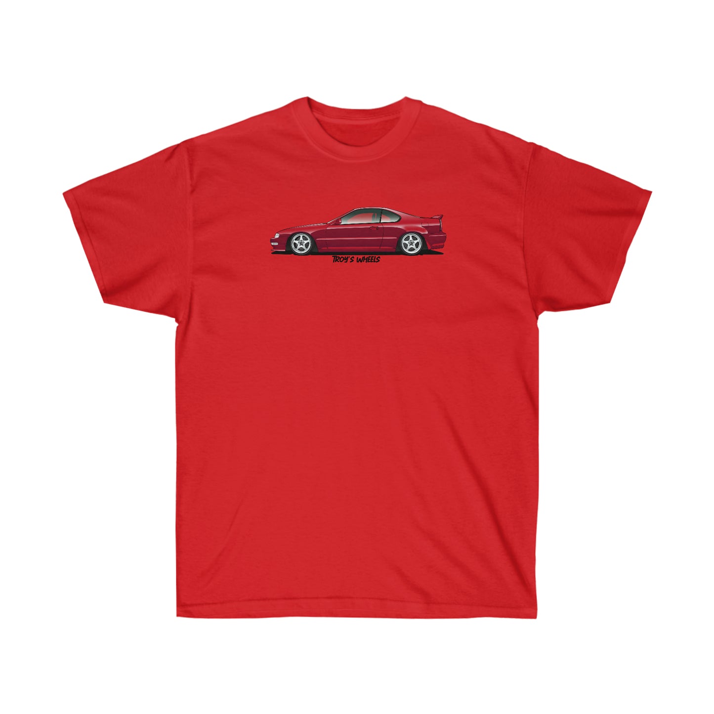 4G Prelude_Red_Silver 5 Spokes_Light Tee