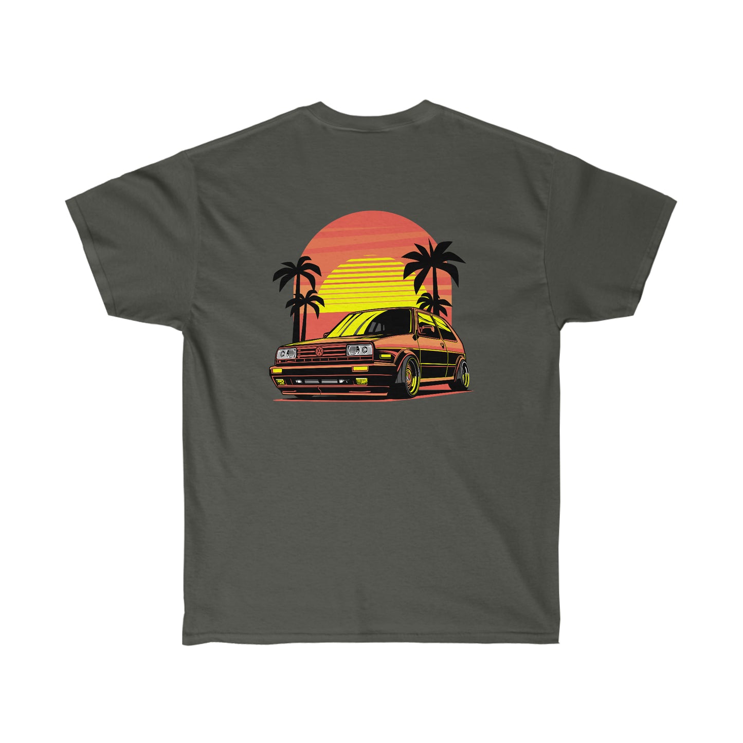 VW Golf_MK3_Sunset_Tee