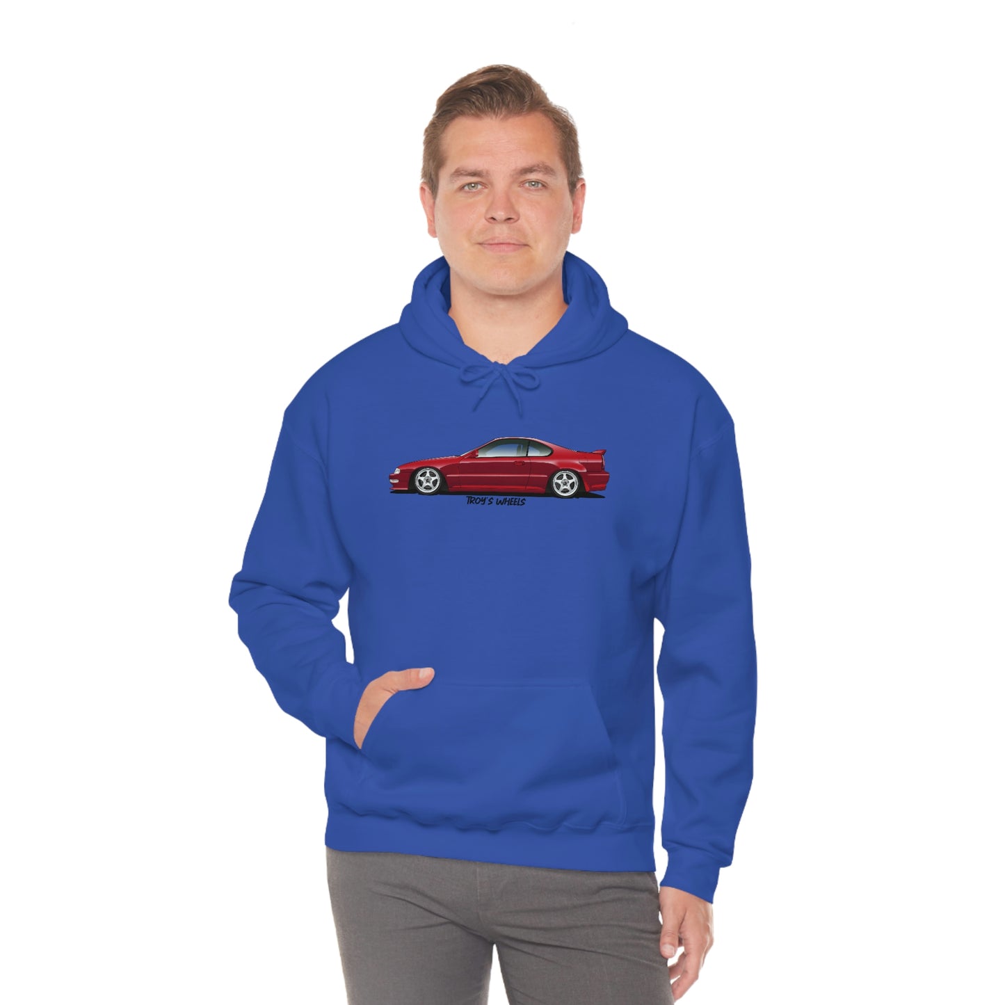 4G Prelude_Red_Silver 5 Spokes_Light Hoodie
