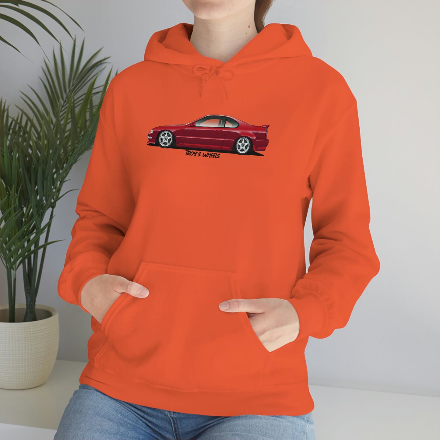 4G Prelude_Red_Silver 5 Spokes_Light Hoodie