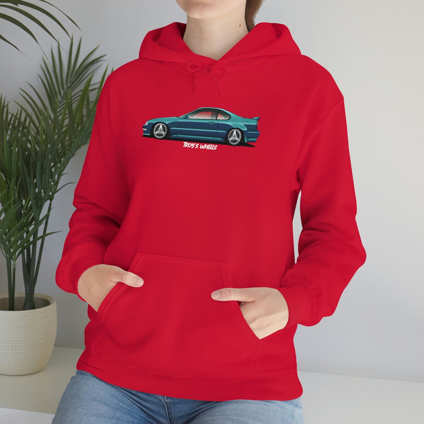 4G Prelude_Green_Silver 3 Spokes_Dark Hoodie
