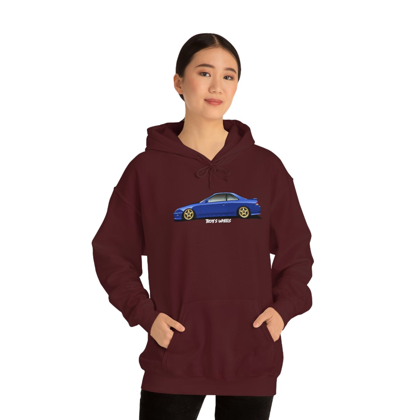 5G Prelude_Blue_Gold 5 Spokes_Dark Hoodie