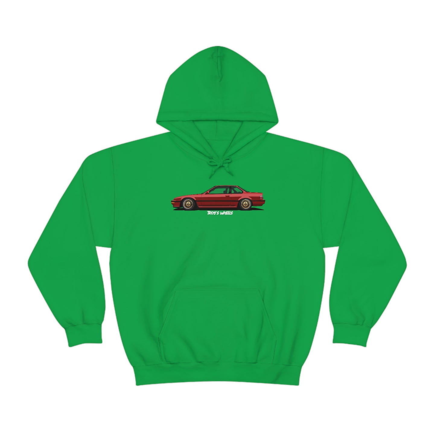 3G Prelude_Red_Gold Mesh_Dark Hoodie