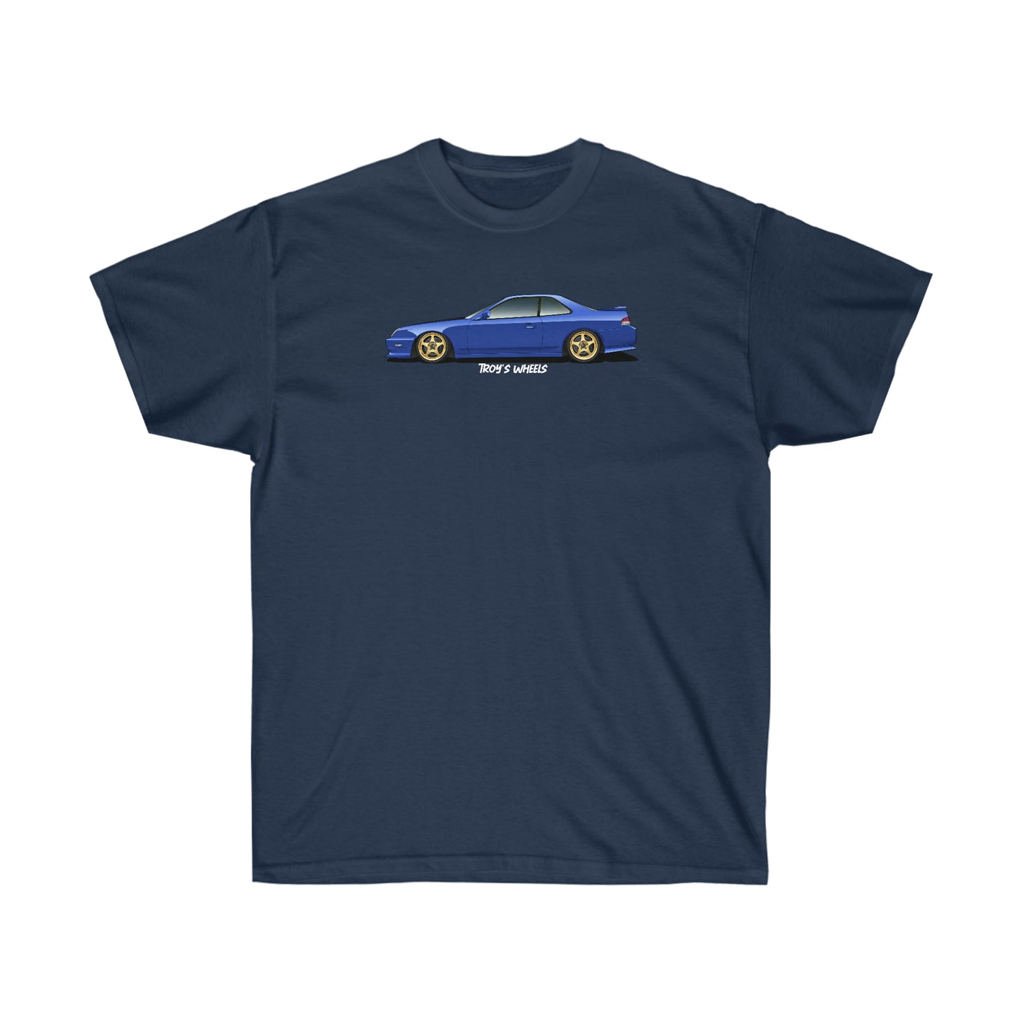 5G Prelude_Blue_Gold 5 Spokes_Dark Tee