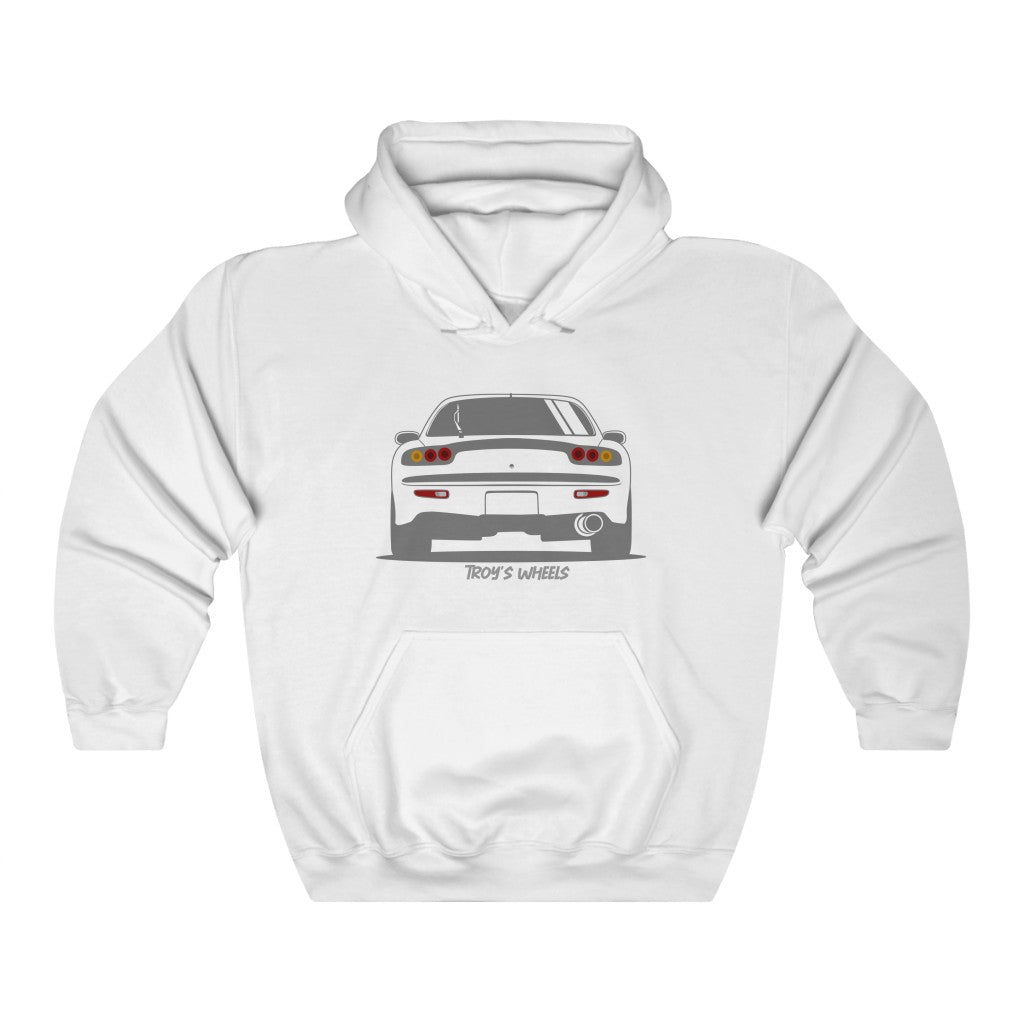 FD RX7_Grey_Rear_Hoodie