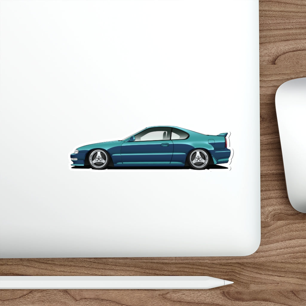4G Prelude_Green_Silver 3 Spokes_Sticker