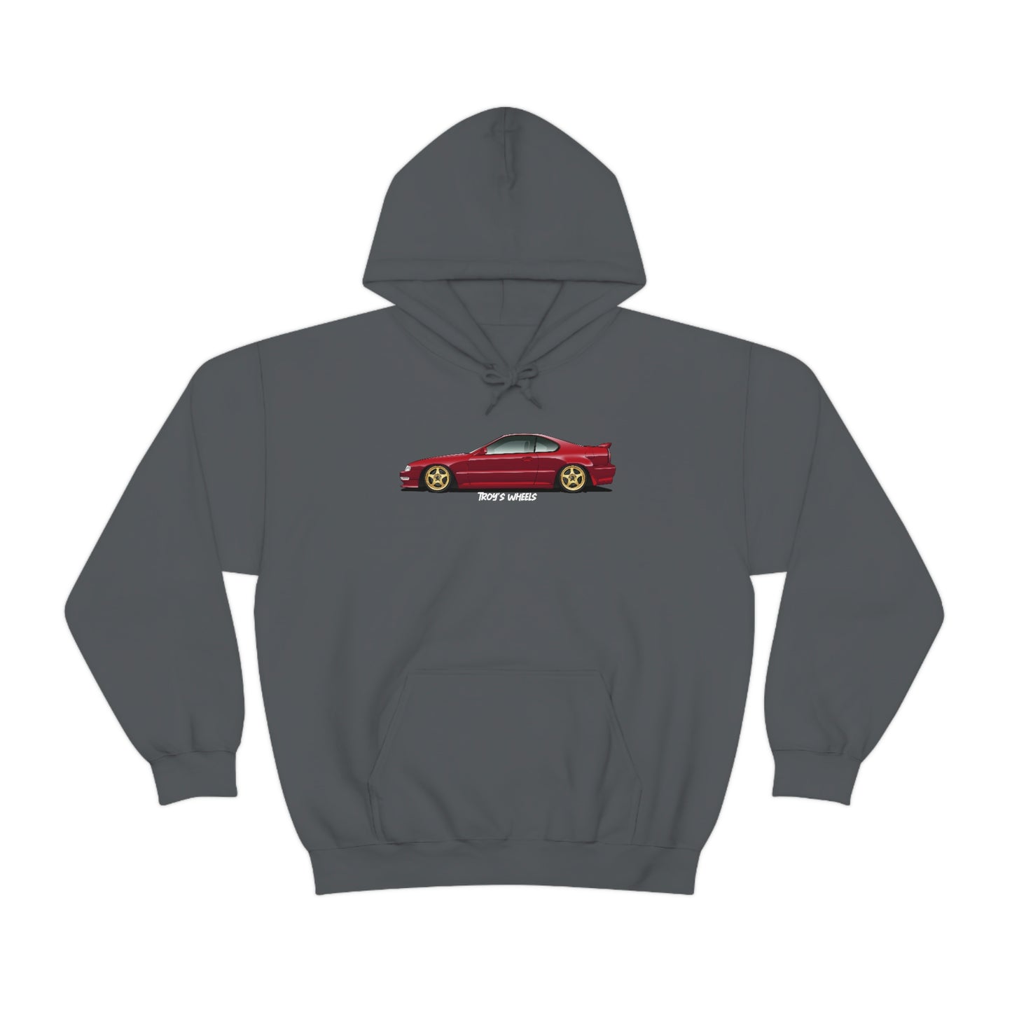 4G Prelude_Red_Gold 5 Spokes_Dark Hoodie