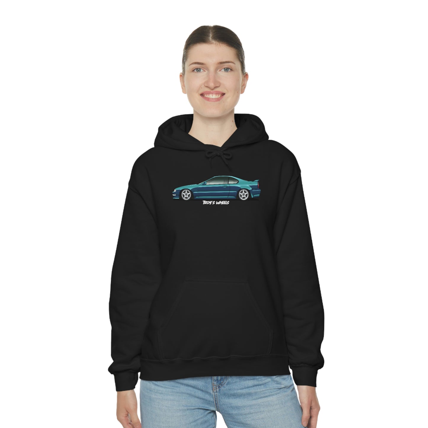 4G Prelude_Green_Silver 5 Spokes_Dark Hoodie