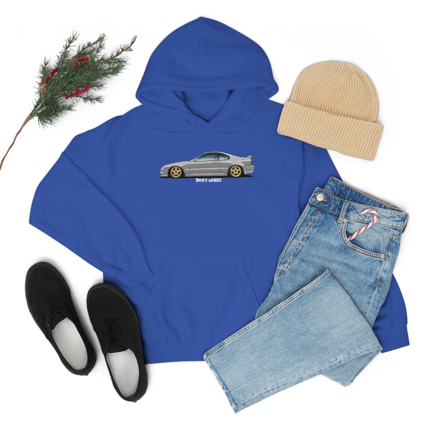 4G Prelude_Silver_Gold 5 Spokes_Dark Hoodie